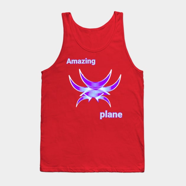 Amazing plane beautyful Art designs Tank Top by Dilhani